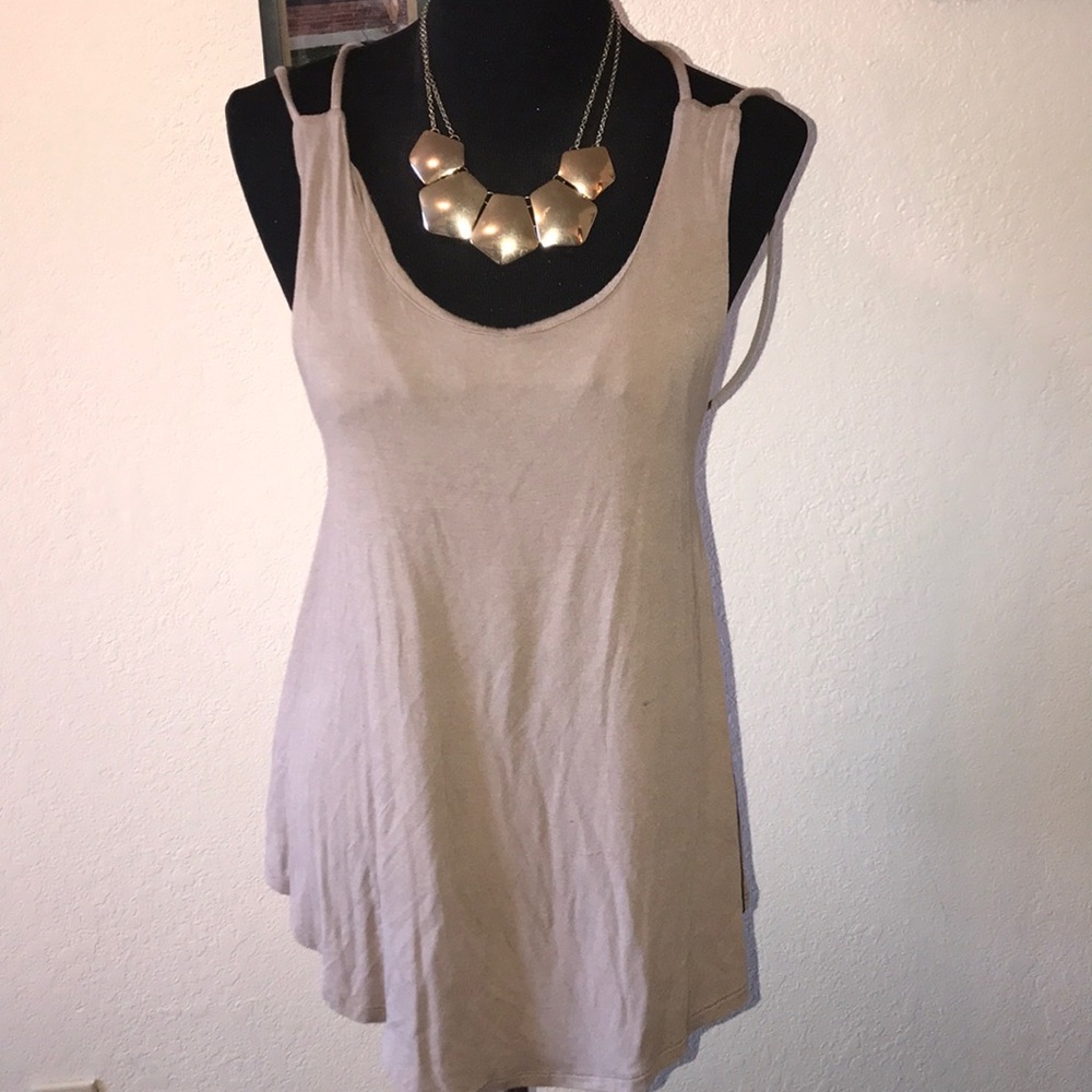 Light brown tank top